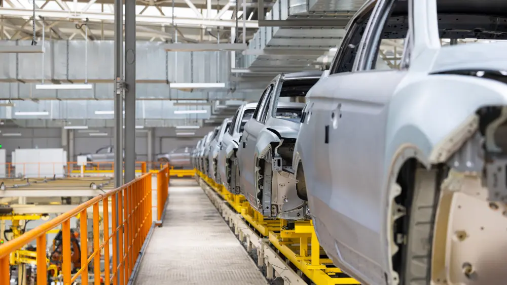 Image de la chaîne de fabrication automobile