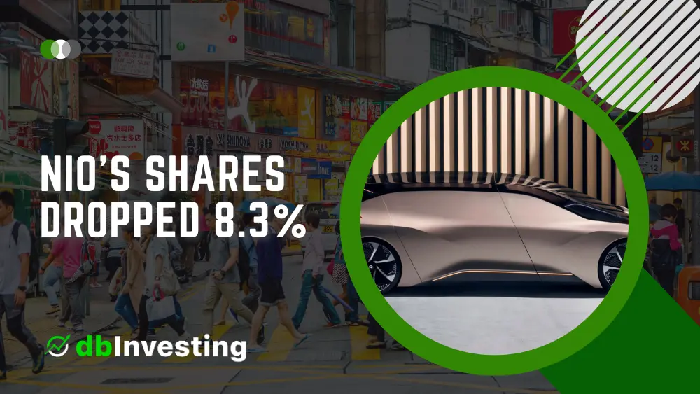 Nio's shares experienced a sharp decline of 8.3 image