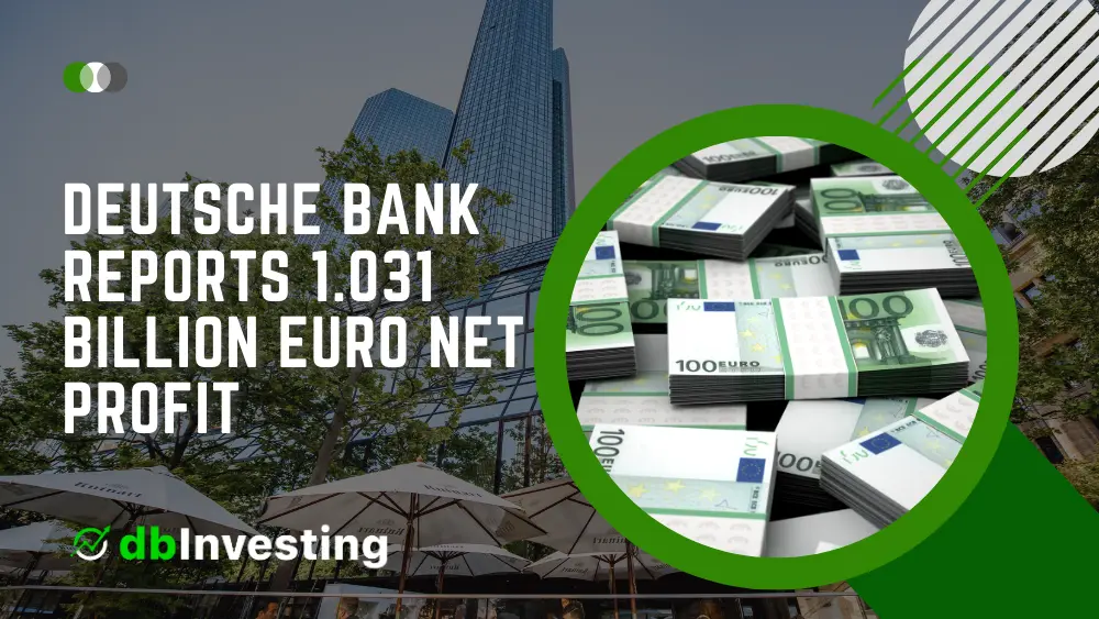 Deutsche Bank Reports 1.031 Billion Euro Net Profit image