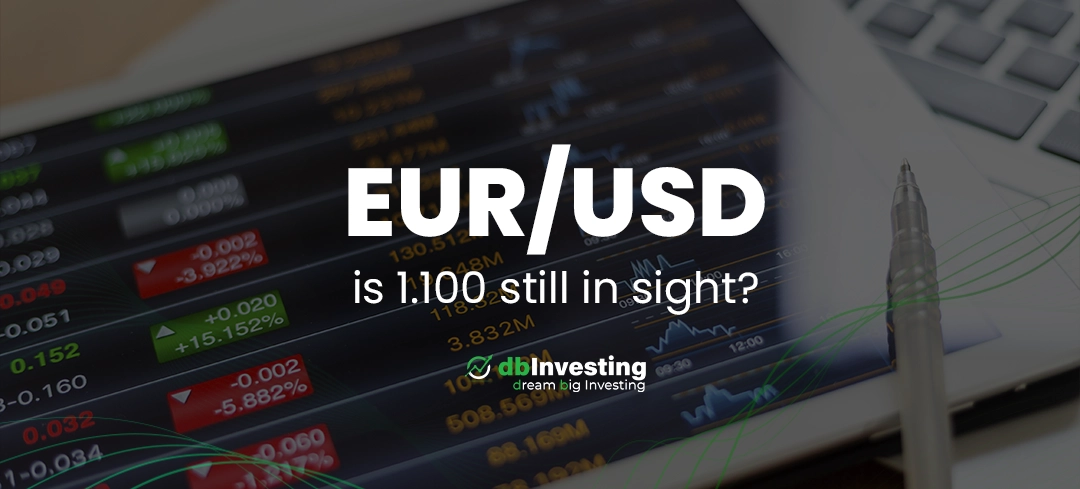 EUR/USD é 1.100 ainda à vista?