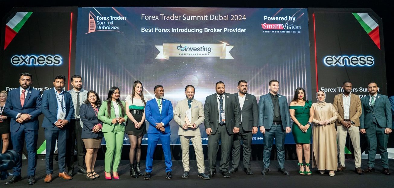 DB Investing fue galardonada con el premio al «Mejor Proveedor de Corredores de Introducción a Divisas» en la Cumbre de Comerciantes de Dubai en mayo de 2024