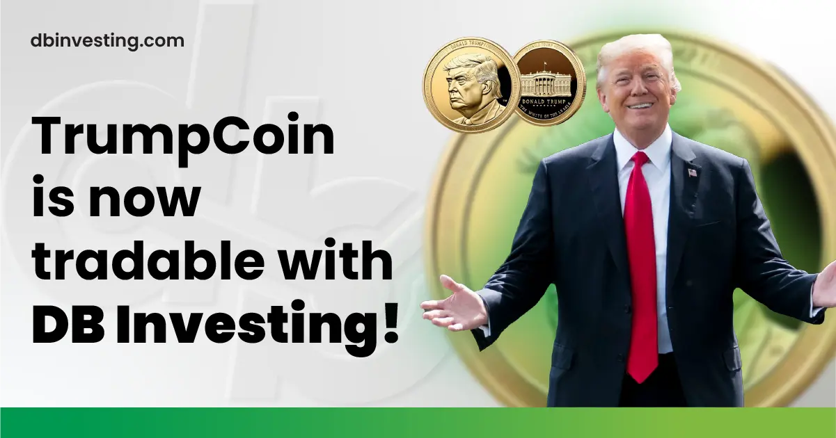 ¡TrumpCoin ($TRUMP) ya disponible para negociar en DB Investing!