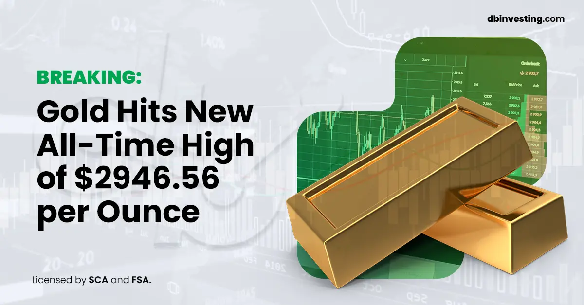 Última hora: El oro alcanza un nuevo máximo histórico de 2946,56 $ la onza: ¿Qué significa esto para los inversores?