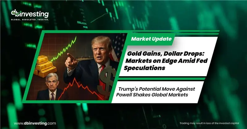 El oro sube, el dólar baja: Los mercados en vilo ante las especulaciones de la Fed