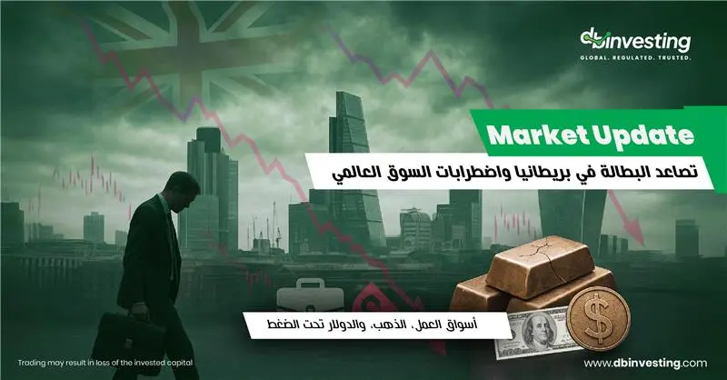 ارتفاع معدلات البطالة في المملكة المتحدة واضطراب الأسواق العالمية